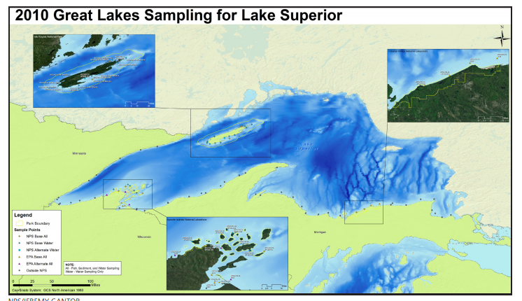 map of great lakes