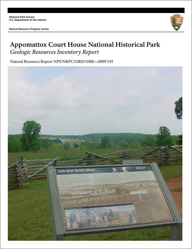 appomattox court house gri report with landscape image