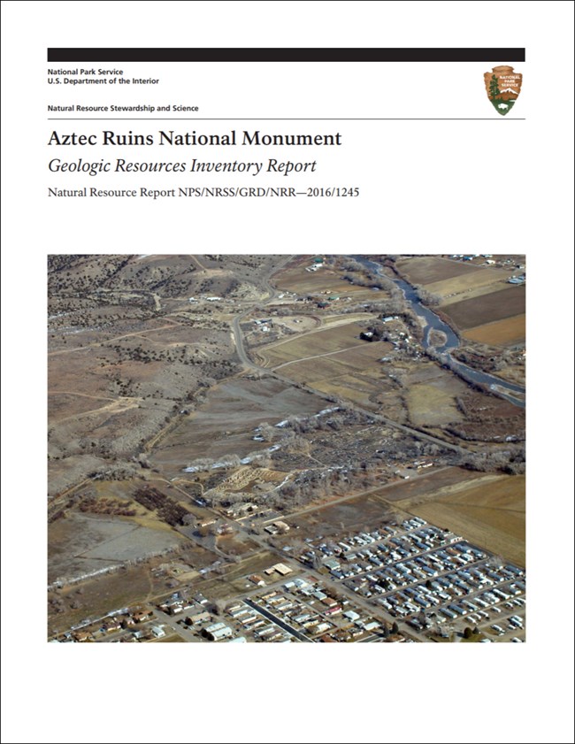 aztec ruins report cover with landscape image