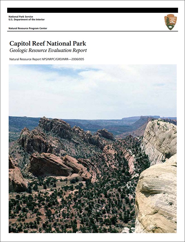 capitol reef report cover with landscape image