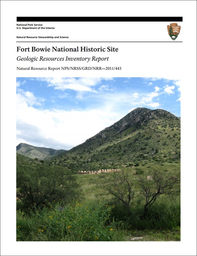 fort bowie report cover with landscape image