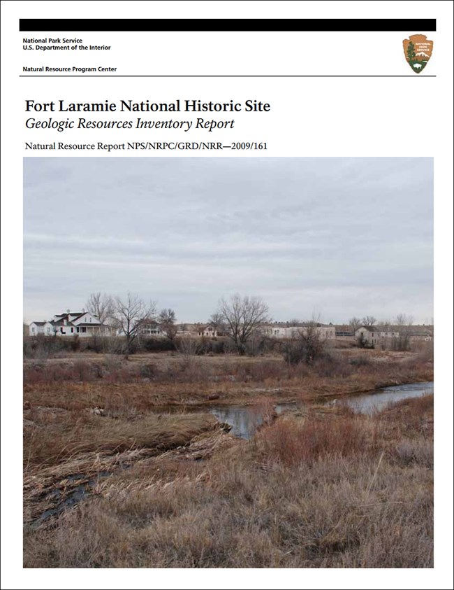 fort laramie report cover with landscape image