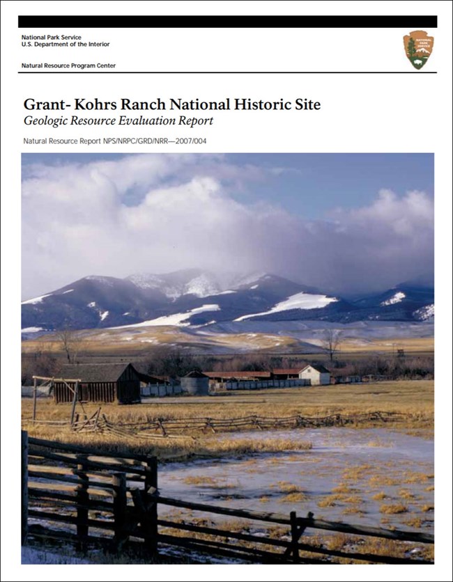 park gri report cover with image of ranch and mountains