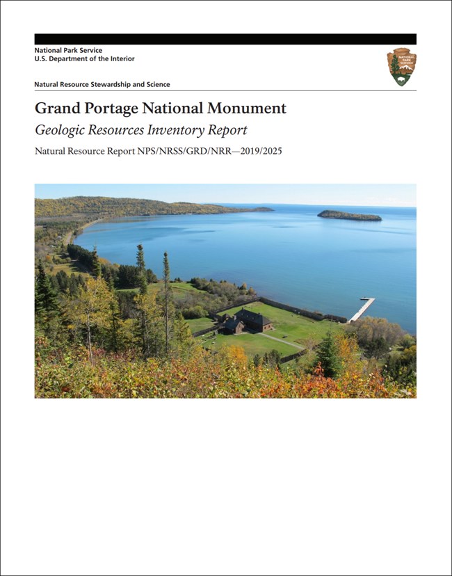 cover of gri report with photo of lake and shoreline