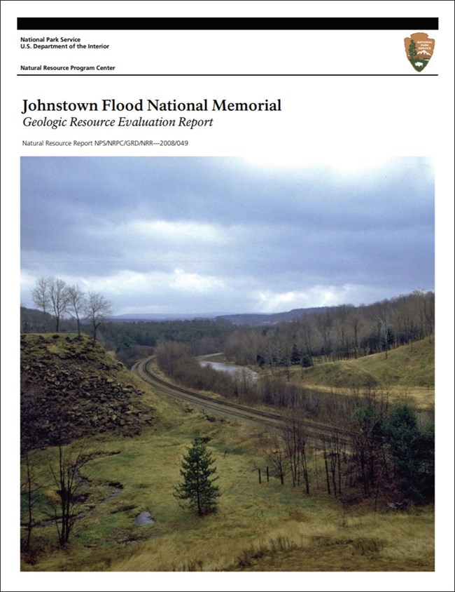 image of park gri report cover with image of dam remains