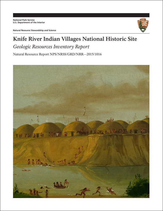 image of park gri report cover with painting of indian village