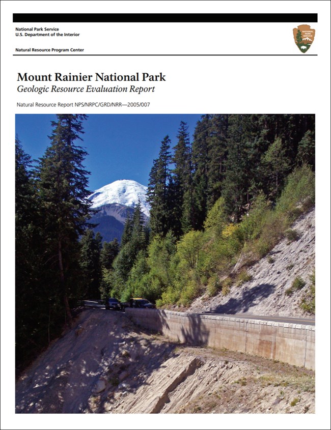 image of mount rainier gri report cover with landscape image