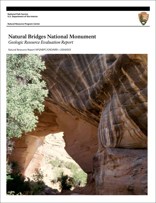 image of natural bridges report cover with bridge image