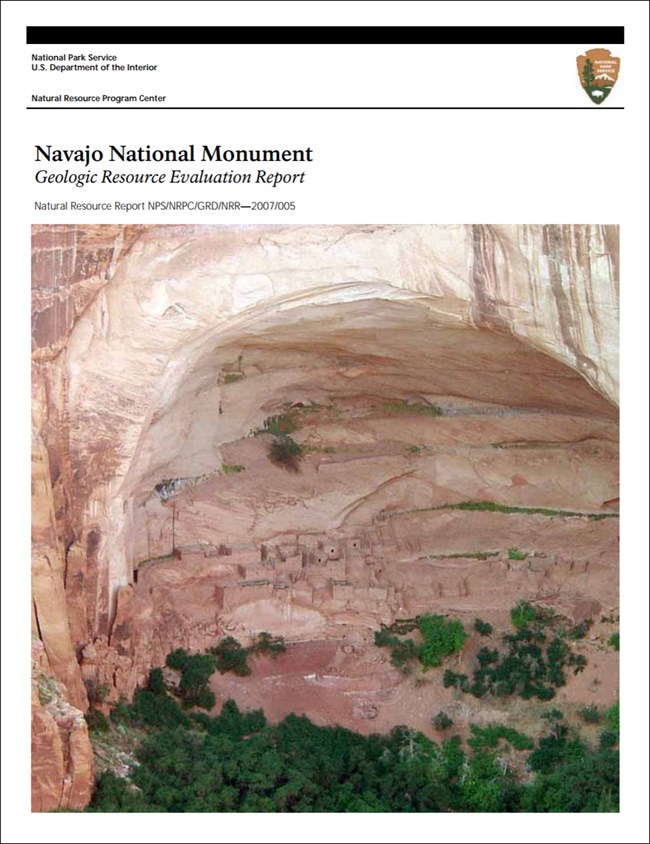 image of navajo report cover with alcove image