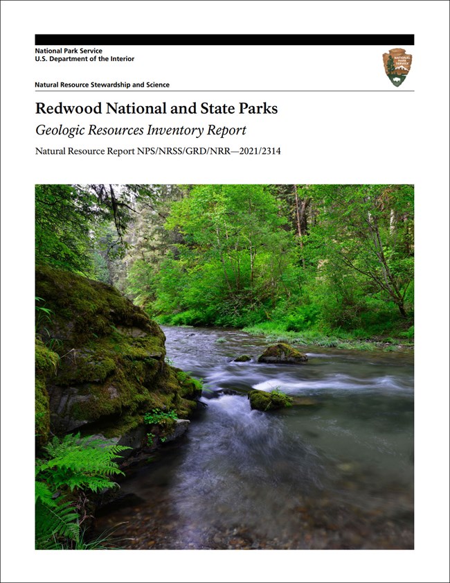 image of report cover with photo of a stream in the forest.