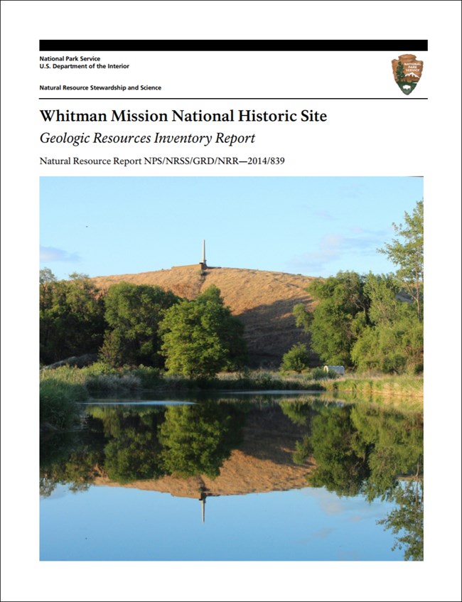 image of whitman mission gri report cover with landscape photo