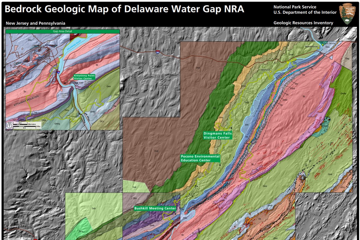 NPS Geodiversity Atlas—Delaware Water Gap National Recreation Area, New ...