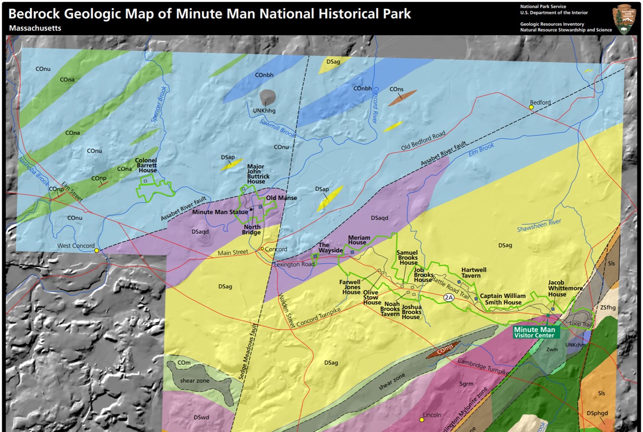 image of minute man gri geologic map