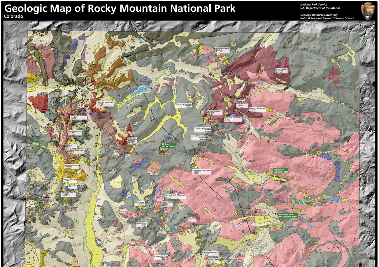 geologic map of rocky mountain