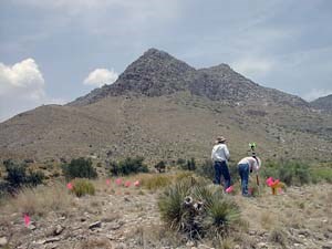 Mapping at Guadalupe Mountains