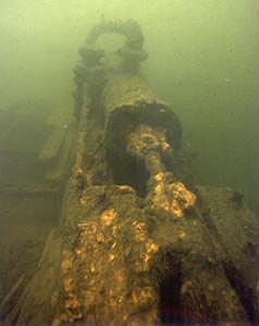 City of Hawkinsville wreck in the Suwannee River