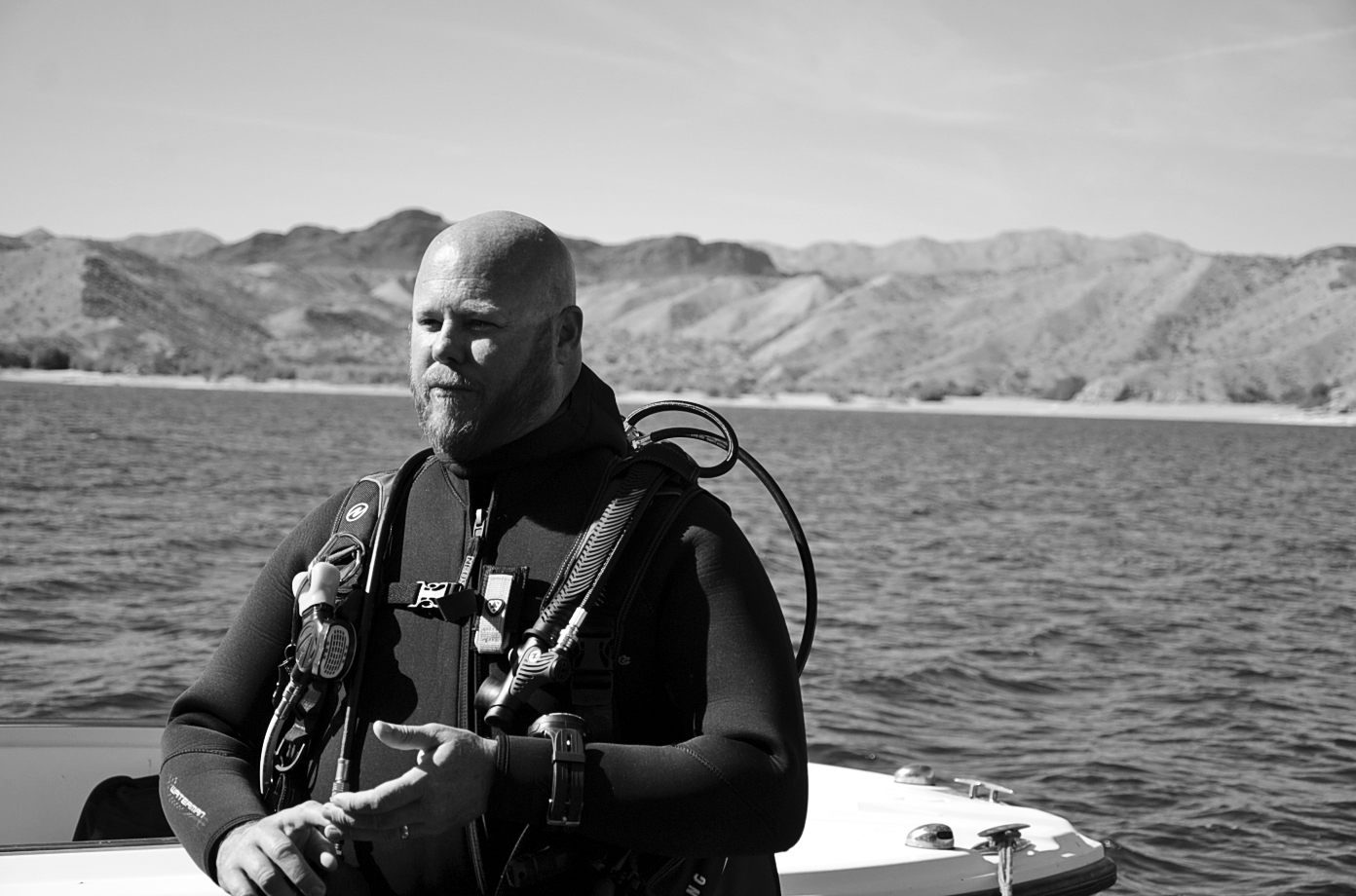 jeff pickard in diving gear