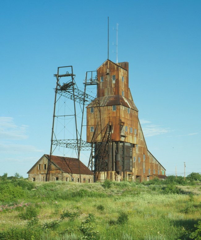 Old mine shaft.