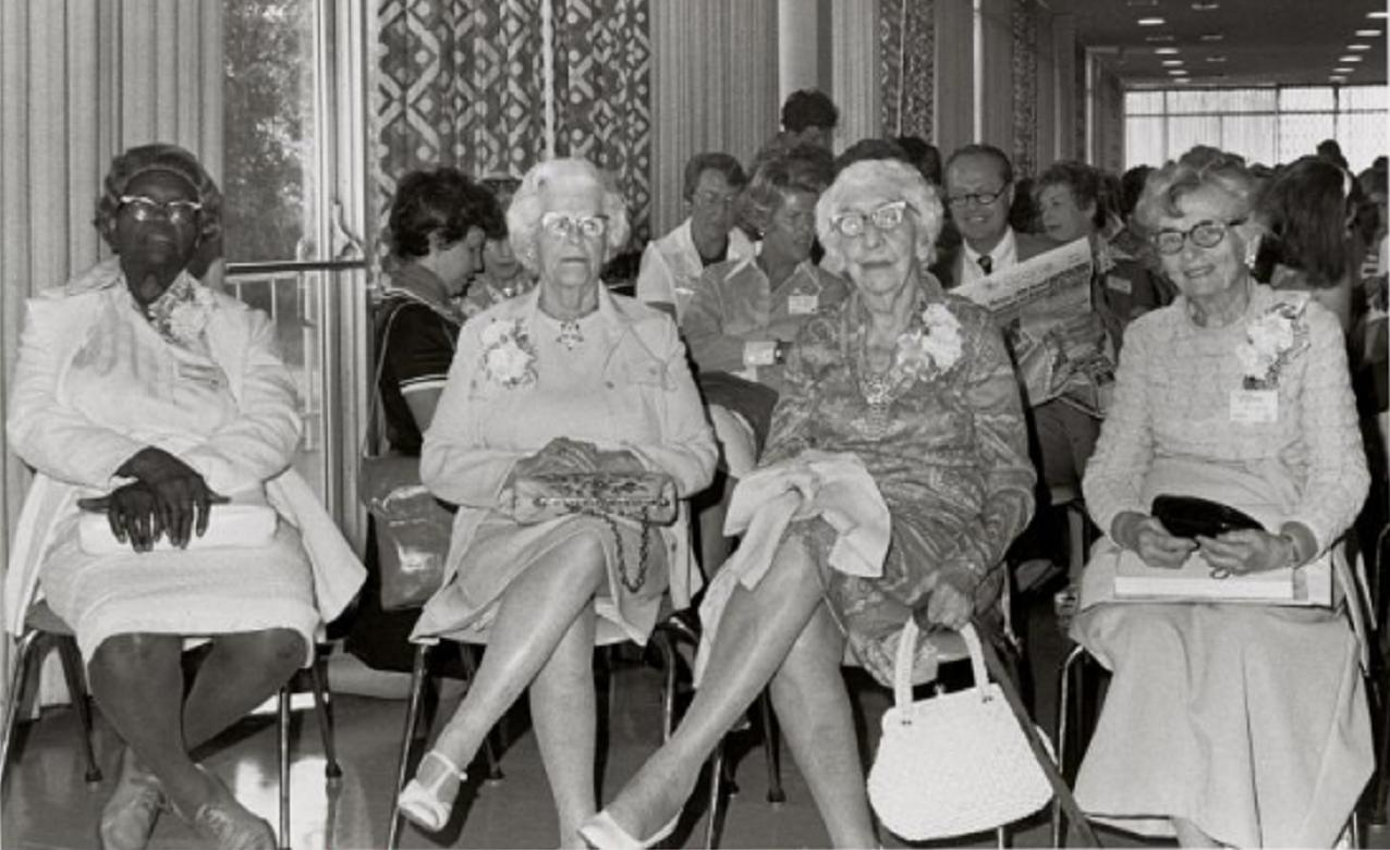 Women Suffragists Honored at the Missouri Women's State Meeting, circa 1970s. National Archives