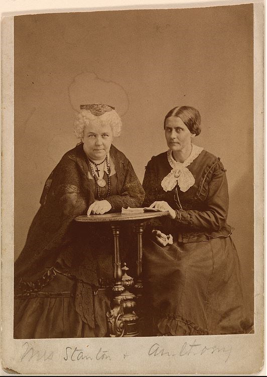 Elizabeth Cady Stanton (left) and Susan B. Anthony (right) National Portrait Gallery, Smithsonian Institution, Object # S/NPG.77.48 http://collections.si.edu/search/detail/edanmdm:npg_S_NPG.77.48
