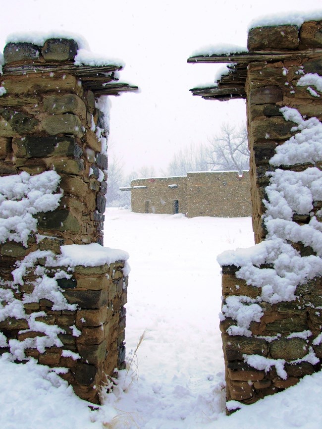 T-shaped doorway