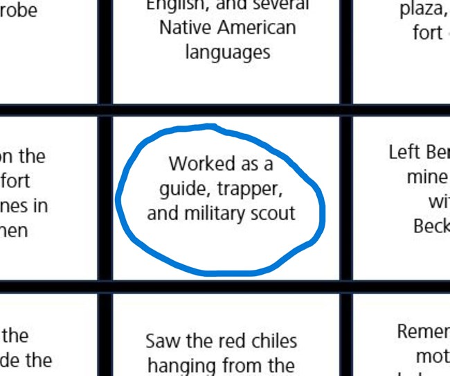 image of tic tac toe grid with middle space circled