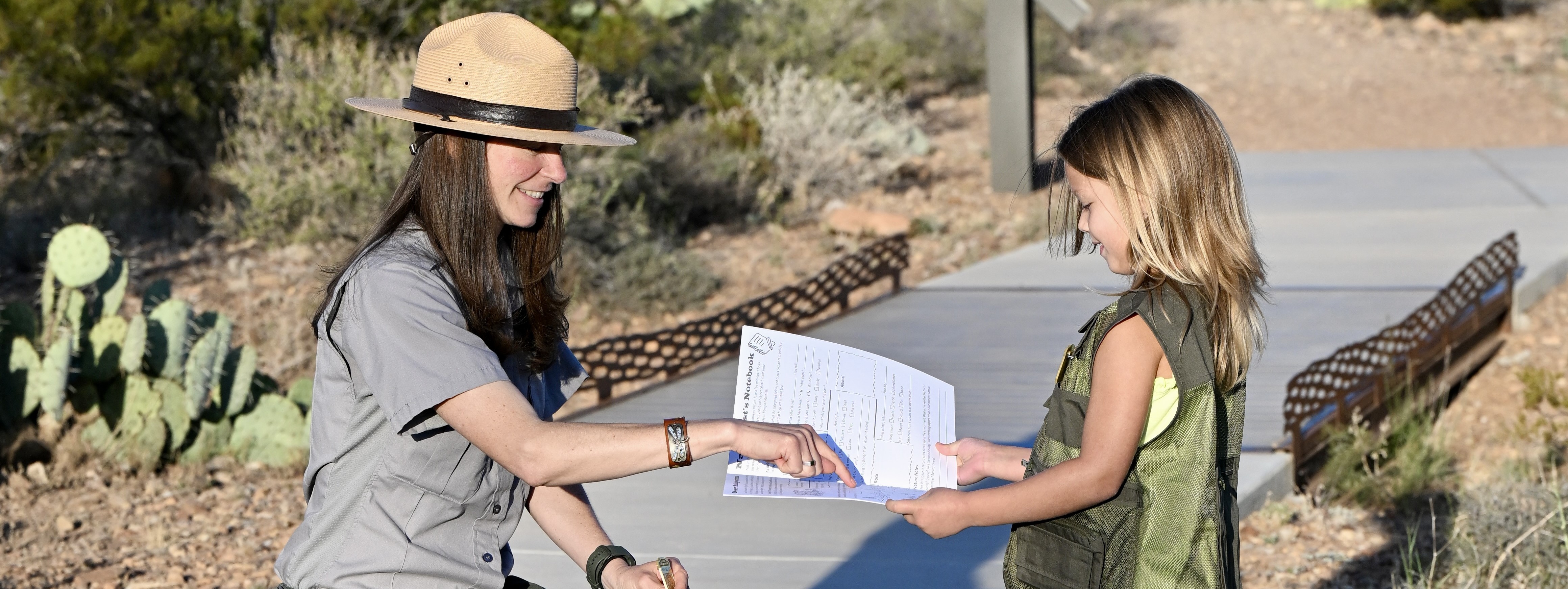 Park ranger and Junior ranger