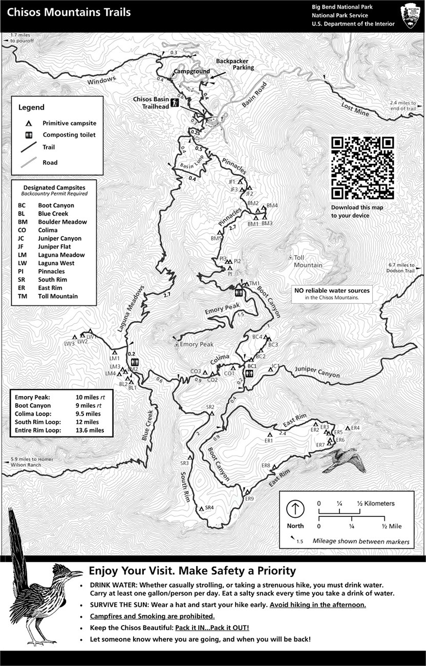 Chisos Mountains Trails for web