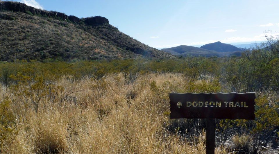 Dodson trail sign
