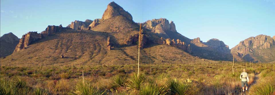 Hiker on Juniper Canyon Trail