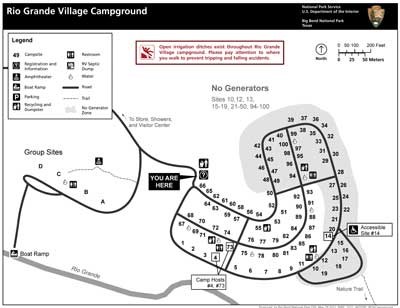 Rio Grande Village Campground thumbnail map