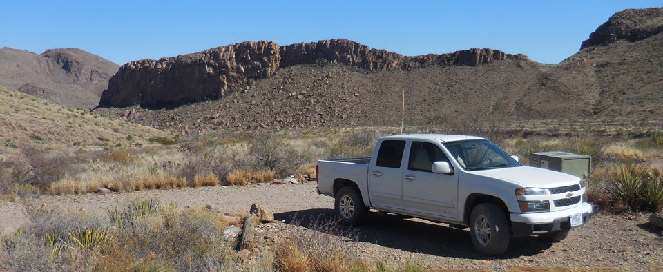 Primitive Roadside Campsites— Pine Canyon Big Bend National Park Us