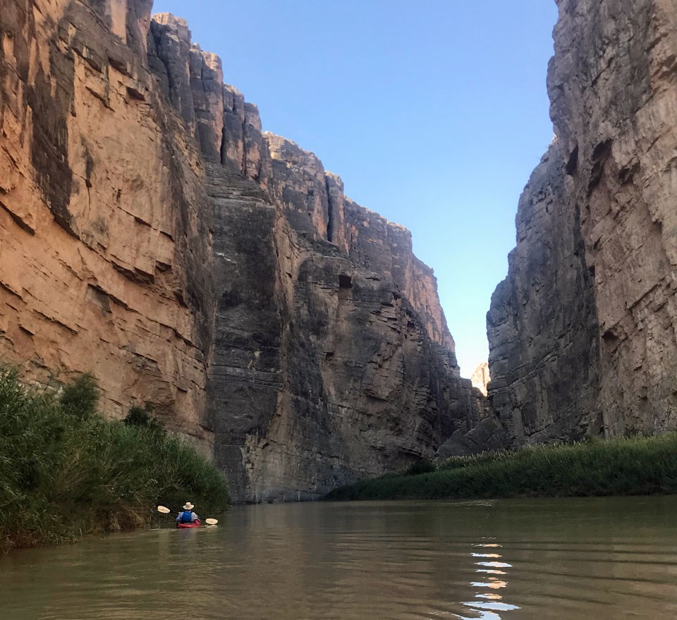 paddling Santa Elena Canyon