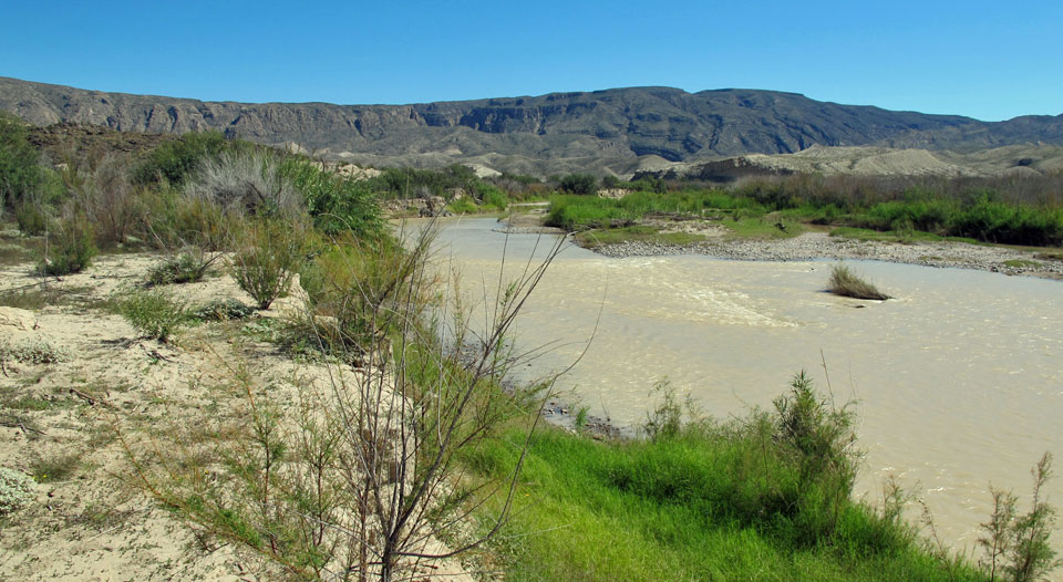 View of the River near Talley 3 and 4