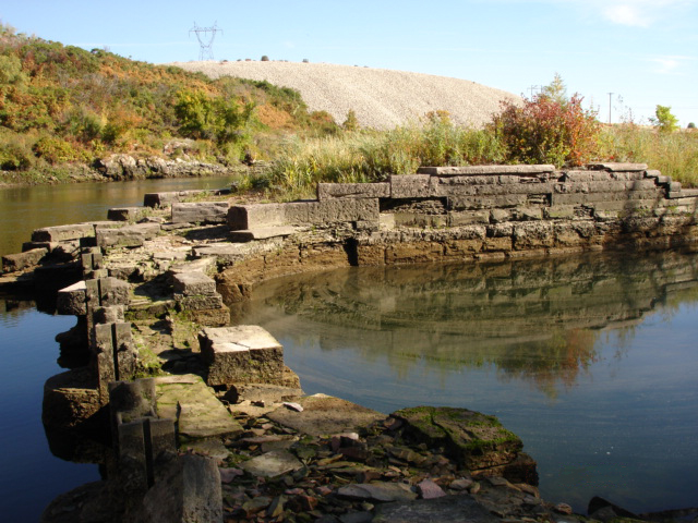 Remains of the Bighorn Ditch Headgate