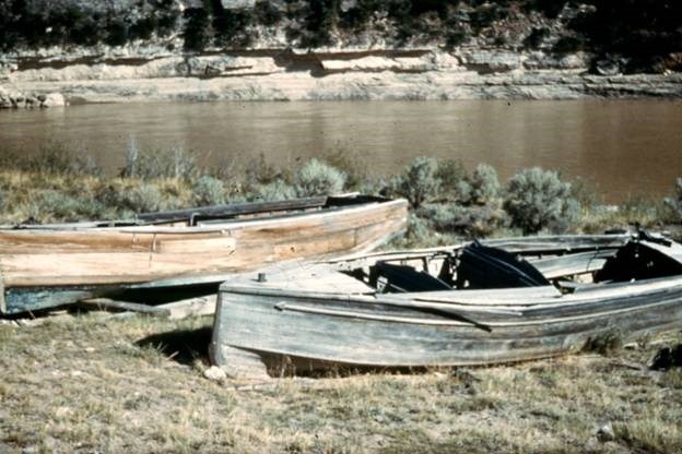 Photo of Doc Barry's boats at Barry's Landing