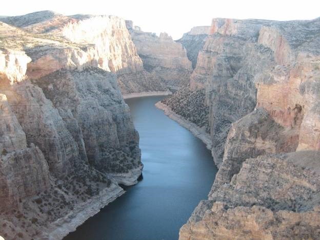 Water worked its magic in the carving of Bighorn Canyon