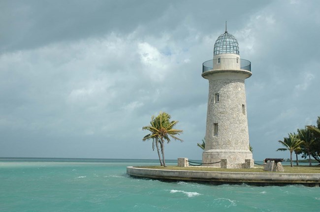 The Boca Chita lighthouse is a decorative lighthouse.