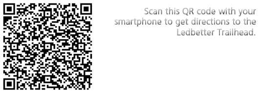 QR code for directions to Ledbetter TH