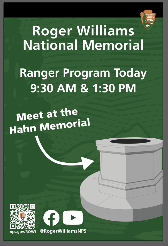 Image of well on green background with text