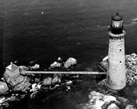 The Graves Light with footbridge, date unknown