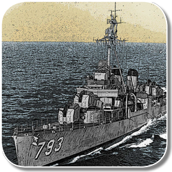Icon showing USS Cassin Young