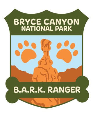 Graphic badge for Bryce Canyon National Park BARK Ranger program