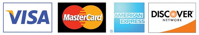 Credit cards currently accepted by the National Park Service for payment of entrance fees.