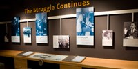 The Struggle Conitunes exhibit in the Legacy of Brown v. Board of Education gallery.