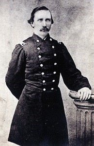 old photo of civil war soldier in formal pose