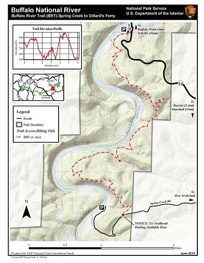 Buffalo River Trail - Spring Creek Section