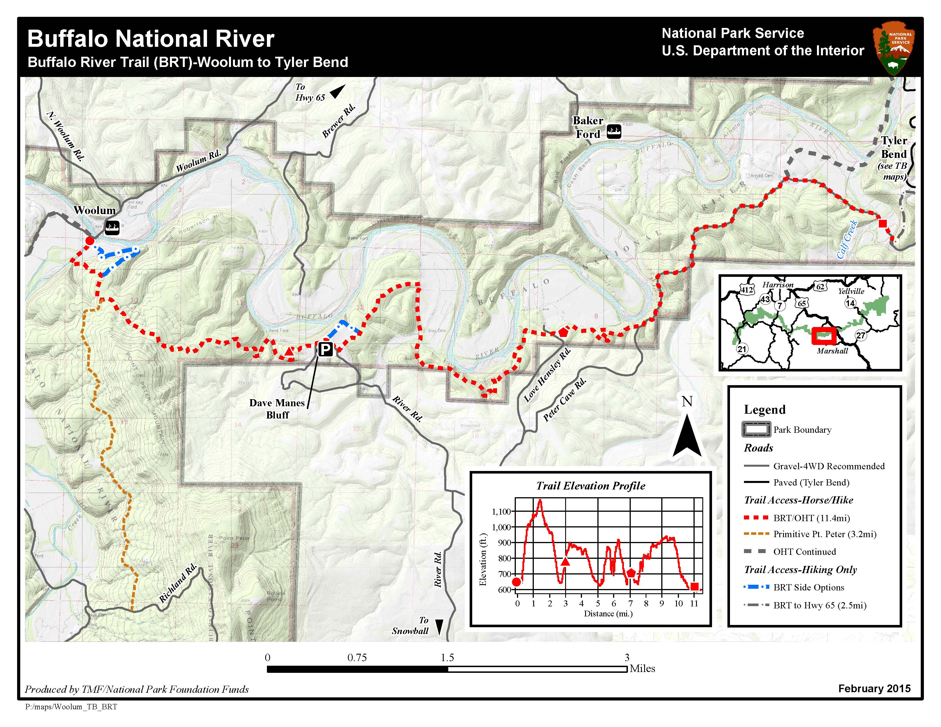 Hiking In The Middle District - Buffalo National River (U.S. National ...