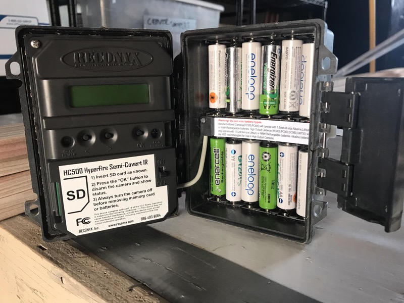 Inside of Camera Trap that helps record wildlife observations