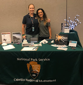 Cabrillo science education team representing the park at the SD Makerfaire Cabrillo science education team representing the park at the SD Makerfaire